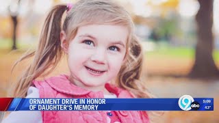 Ornament drive in honor of daughter's memory