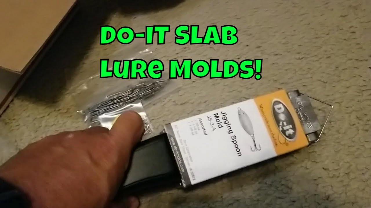 Making Slab Lures for White Bass, DO-IT Molds from Barlow's Tackle
