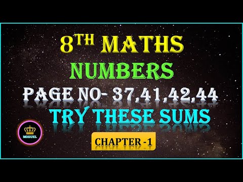 8th Maths Chapter-1