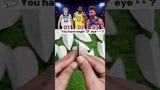 99% People Fail This Eagle Eye Test 0 Choose A B or C (Basketball Quiz) #shorts