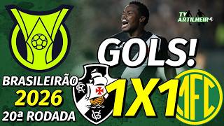 [Série A '26] 20ª Rodada | Vasco 1 X 1 Mirassol/SP | GOLS! | TV ARTILHEIRO