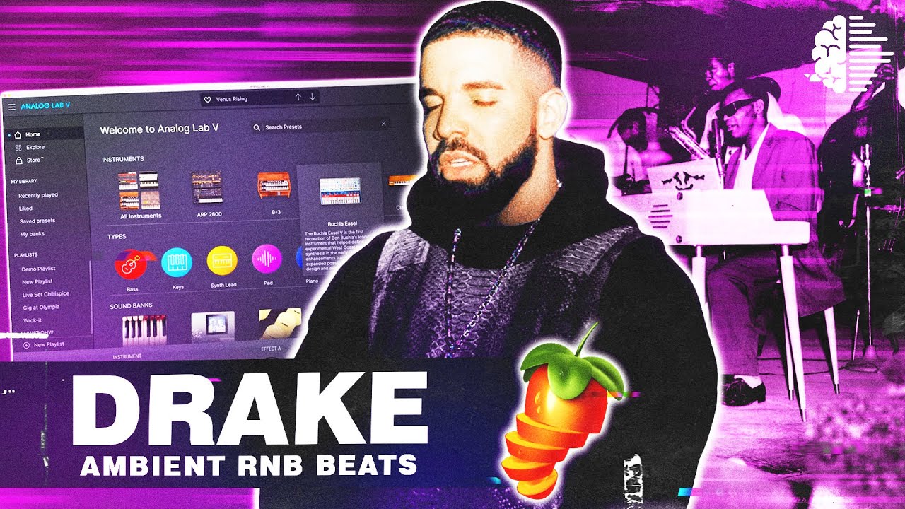 How To Make AMBIENT RNB BEATS For DRAKE From SCRATCH | FL Studio 20 ...
