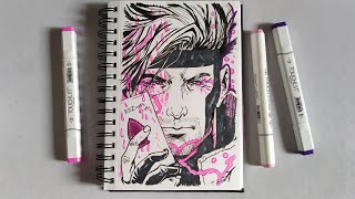 GAMBIT DRAWING (FROM X-MEN) (MARVEL COMICS) screenshot 4