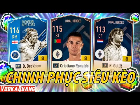 Vodka BEST | Chinh phục RONALDO LH +8 cực tin tay cùng Gullit và Beckham +8 - FIFA 4