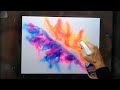 Create a phosphorescent galaxy using window cleaner . by Antonipaints