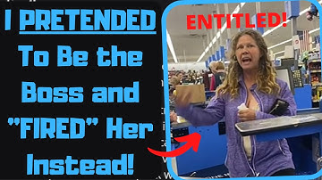 r/IDontWorkHereLady - Snobby Lady DEMANDS I Fire "Useless" Walmart Employee! [I