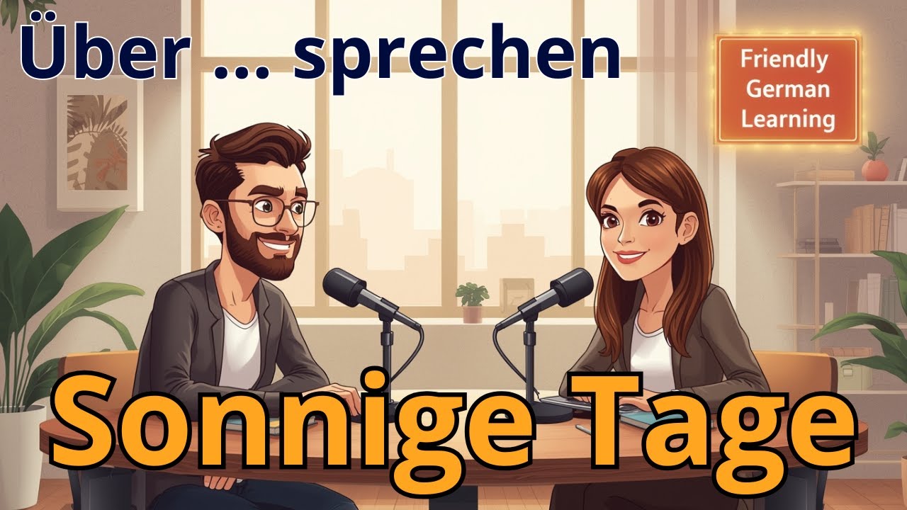 Deutsch lernen mit Gesprächen | Sonnige Tage | German Listening Practice A1–B1 | German Podcast