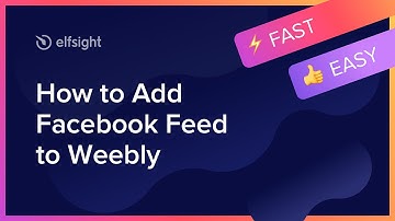 How to Embed Facebook Feed App on Weebly