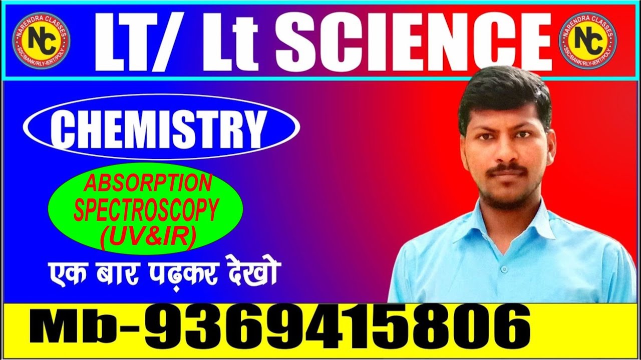 LT grade CHEMISTRY BY D.K SIR TOPIC - ABSORPTION SPECTROSCOPY LECTURE-01