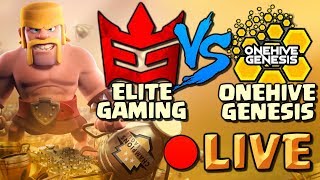 Clash of Clans | ELITE GAMING vs ONE HIVE GENESIS - CWL WEEK 11 WAR!