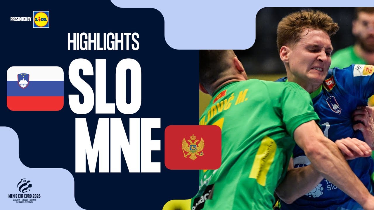 Slovenia vs Montenegro | Highlights | Men's EHF EURO 2026