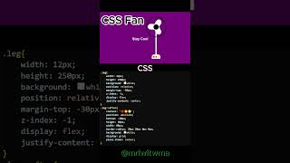 Fan with CSS