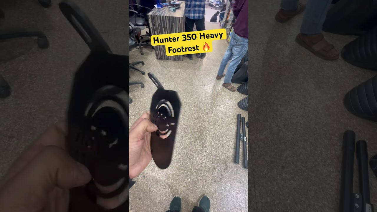 Royal Enfield Hunter 350 Heavy Footrest 🔥 