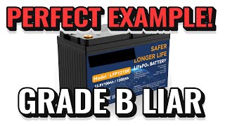 Grade B Liar!  A Perfect Example Of A Company Lying About Using Grade B Cells by LDSreliance 868 views 5 months ago 2 minutes, 27 seconds