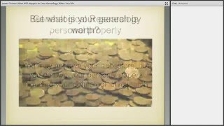 What will happen to your Genealogy when you Die - James Tanner
