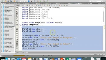 Java GUI Lecture 8 Event Handling  video 1