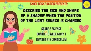 Describe the Size and Shape of a Shadow When the Position of the Light Source is Changed #grade3