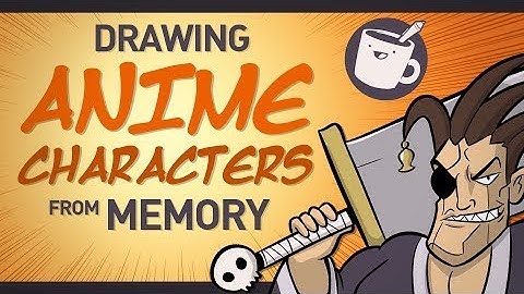 Three Artists Draw Anime Characters from Memory