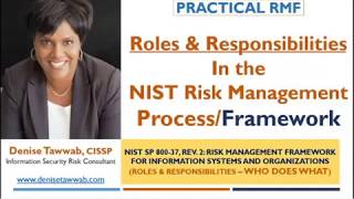 NIST RMF: Roles and Responsibilities