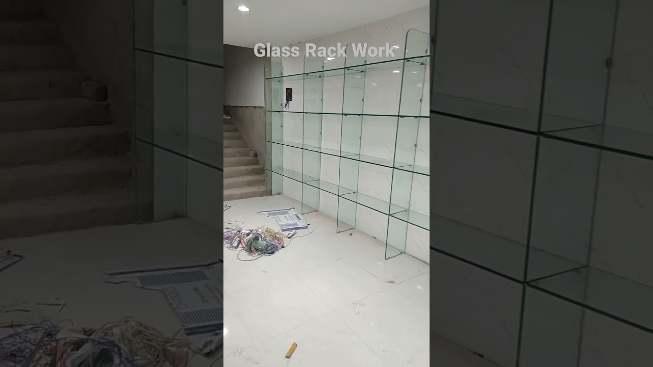 Non Toughened Glass Almirah Rack 