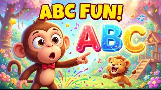 ABC Song for Kids 🎵 | Learn Alphabet with Dance &amp; Fun | Nursery Rhymes | Kids Learning Video