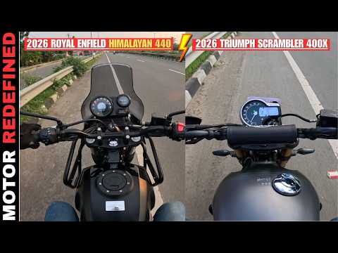 All New 2026 Royal Enfield Himalayan 440 Vs Triumph Scrambler 400X Ride Comparison.
