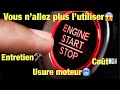 Le start and stop abime votre moteurentretien cout rparation