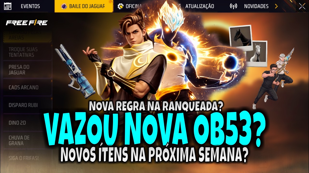 atualização do free fire janeiro 2024: veja o que... 🚨URGENTE! VAZOU TUDO DA NOVA ATUALIZAÇÃO?! + MUDANÇA DA RANK E NOVOS ...