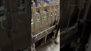 BID ON EQUIPMENT Item 441422 6 Head FILAMATIC Inline Piston Filler Liquid Paste Filling Machine
