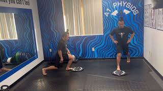 Split Stance Lunge   Toe Elevated