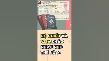 Hộ chiếu và Visa khác nhau như thế nào? #trending #congtyluatacc #tintuc