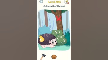 DOP 3 Gameplay Level 345 Collect all of his food #shorts #gaming