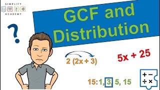Distributing using GCF (Math 6)