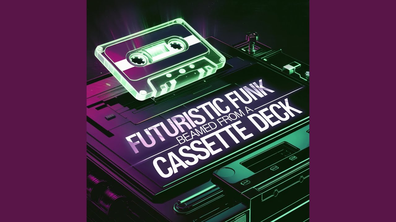 Futuristic funk beamed from a cassette deck