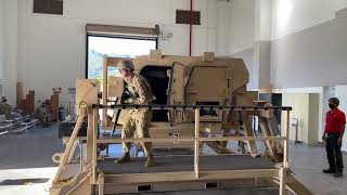 Humvee rollover simulation