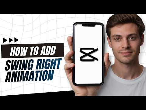 How To Create The Swing Right Animation in Capcut Mobile?
