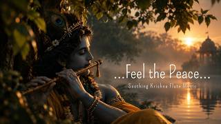 Soothing Krishna Flute Music | Peaceful & Divine Meditation Music 🦚🪈