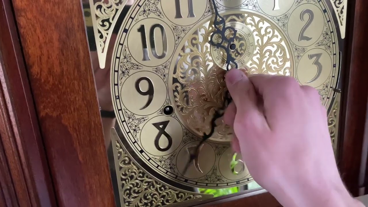 Howard Miller Barrington Grandfather Clock After Oiling