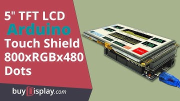 Arduino Tutorial: 5" TFT LCD Display SSD1963 Module Touch Screen Shield 800x480 with Arduino Due