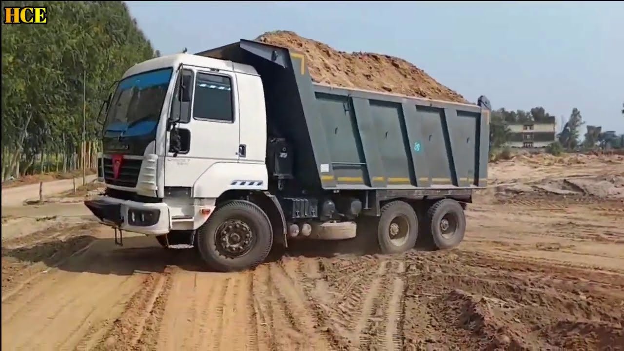 Ashok leyland 2518 Tipper II Hyva YouTube