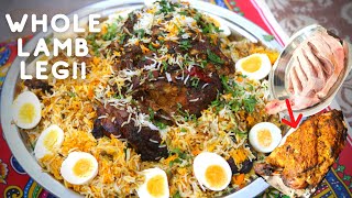 Raan Biryani Recipe | Whole Leg of Lamb Biryani | BAKRA EID SPECIAL| Persian Darbar Inspired