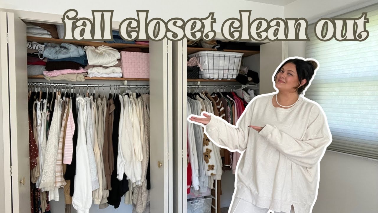 CLOSET CLEANOUT | summer ️ fall fashion 🫶🏼🍂🧋 - YouTube
