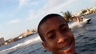 Jet skiing