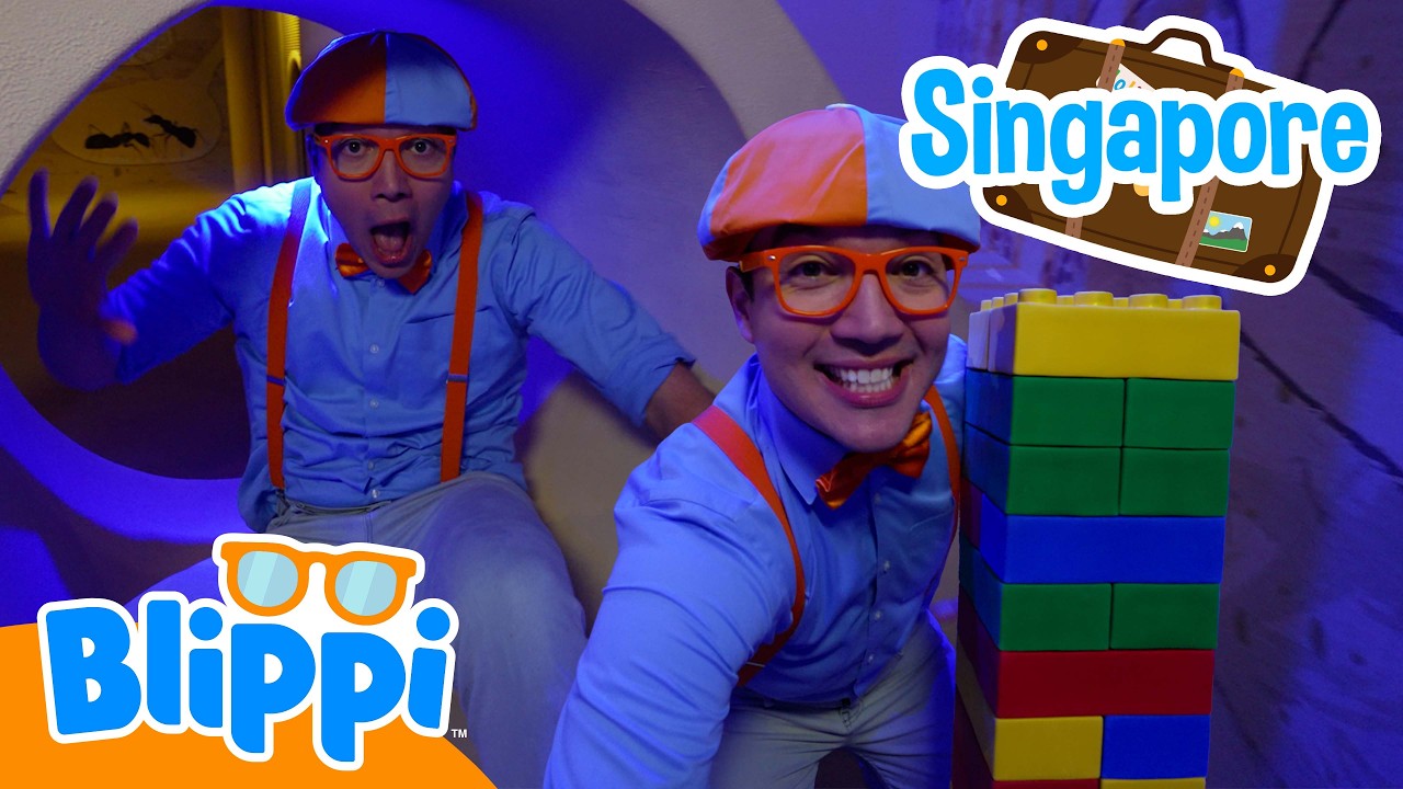 Blippi Learns about Ants and Animals | Blippi Travels 🌏| Educational Videos for Kids