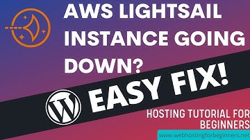 AWS Lightsail Instance with WordPress becoming unresponsive? Watch for EASY Fix!