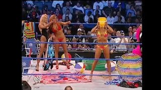 Torrie Wilson Vs Sable Vs Dawn Marie Vs Miss Jackie - Summer Bikini Contest  SmackDown 06-03-2004