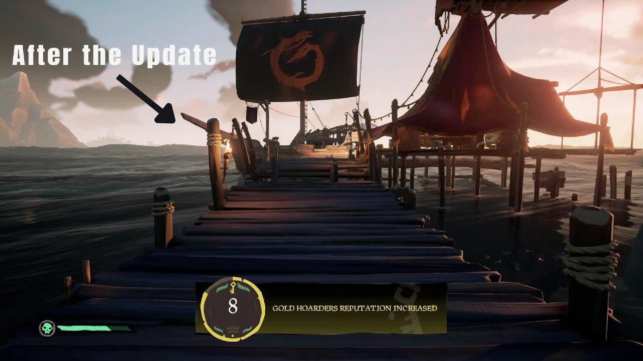 playing Sea of Thieves for the first time after the update / Sea of ...