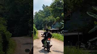 Finding peace in a quiet village road