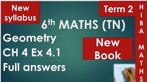 6th maths term 2 chapter 4 exercise 4.1 full answers tn samacheer new syllabus 2020-2021
