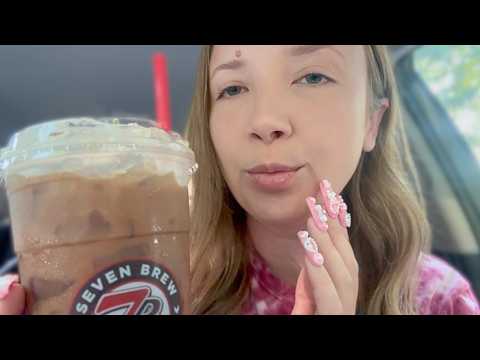 ASMR| Soft Whispers in my Car + Hand Movements, Letter Air Tracing, & Tongue Clicks
